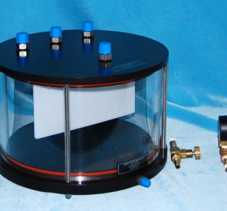 Clear Acrylic Round Vacuum Chambers | Abbess Instruments