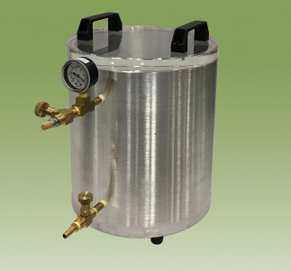 Economy Round Vacuum Chambers In stock and available in 11 ID x 6" or 12"