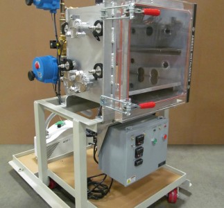 Satellite component thermal altitude test chamber